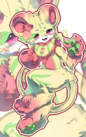 YPM yellow peach mouse